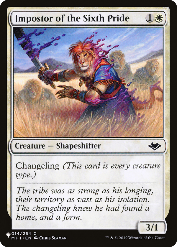 Impostor of the Sixth Pride - MH1 Reprint (PLST)