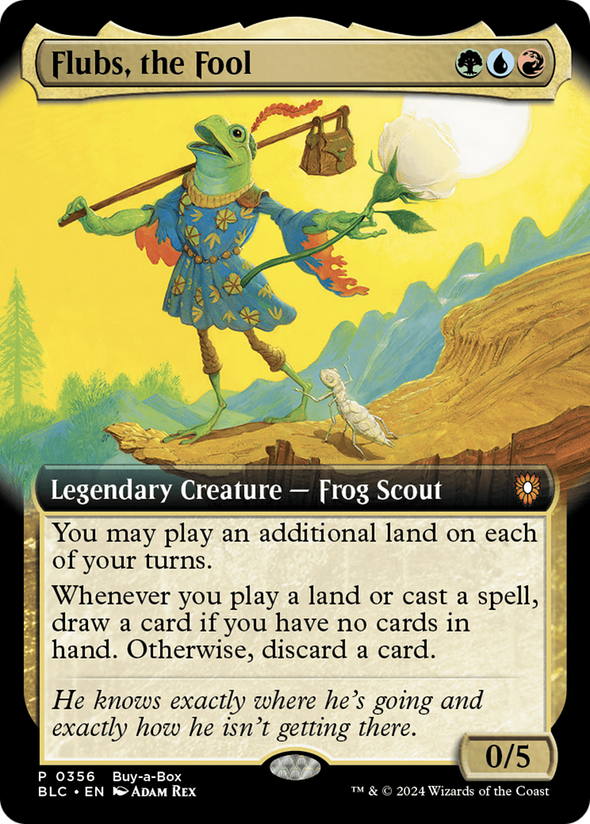 Flubs, the Fool - Extended Art (BLC)