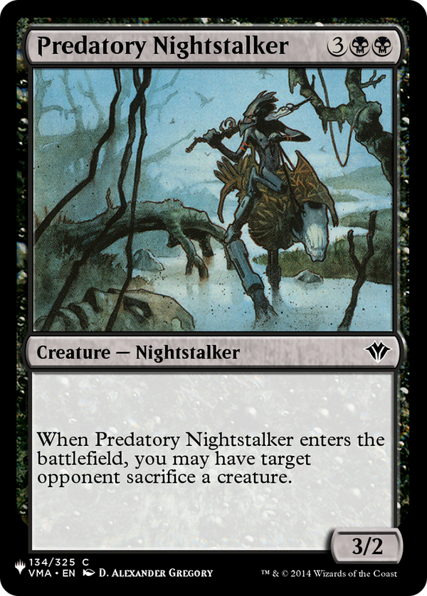 Predatory Nightstalker - VMA Reprint (PLST)