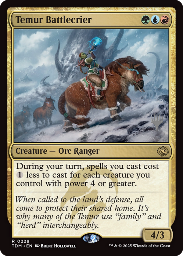 Temur Battlecrier - Promo Pack (PTDM)