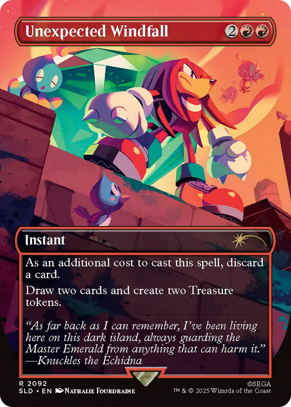 Unexpected Windfall - Secret Lair x Sonic: Chasing Adventure (SLD)