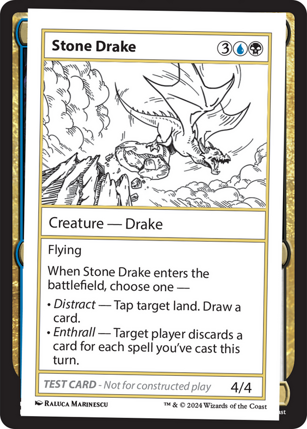Stone Drake - Test Card (MB2)