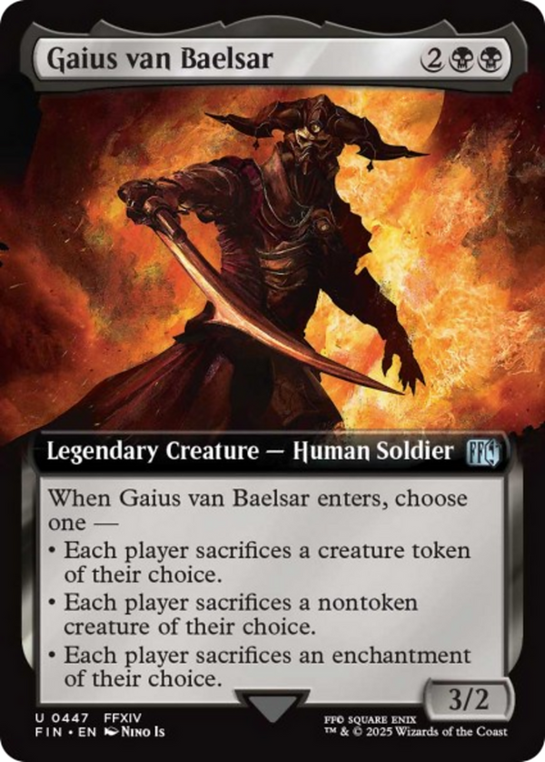 Gaius van Baelsar - Extended Art (FIN)