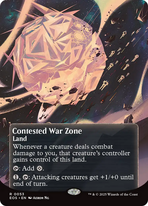 Contested War Zone - Borderless Poster (EOS)