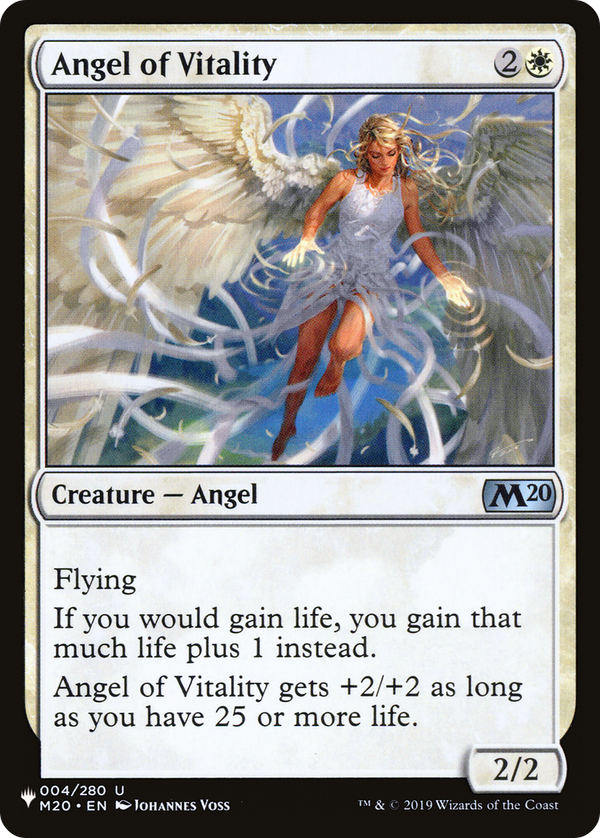 Angel of Vitality - M20 Reprint (PLST)