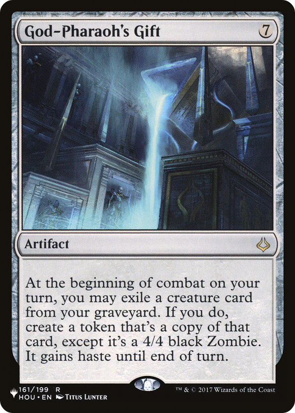 God-Pharaoh's Gift - HOU Reprint (PLST)