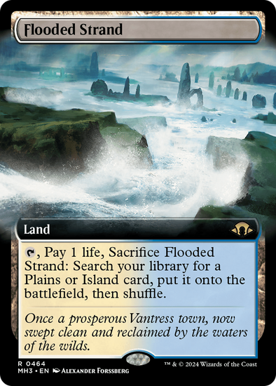 Flooded Strand - Extended Art (MH3)