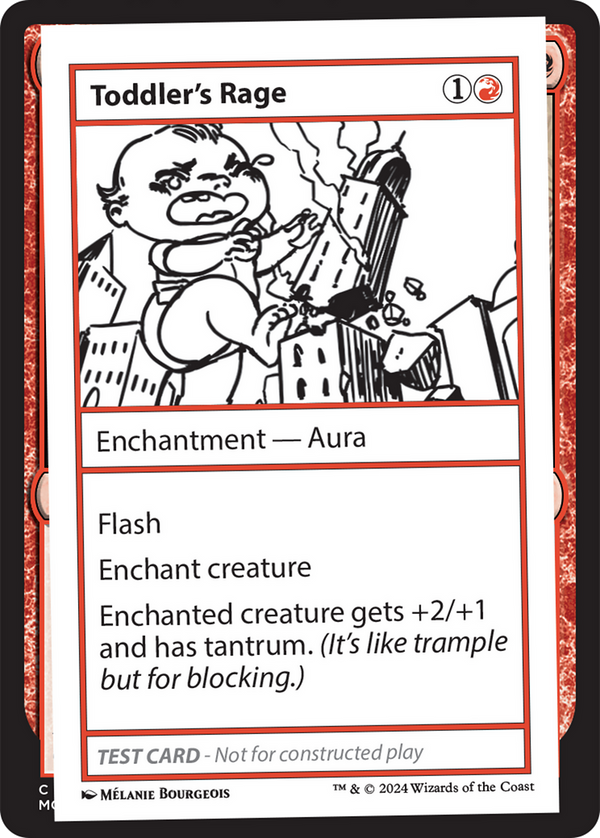 Toddler's Rage - Test Card (MB2)