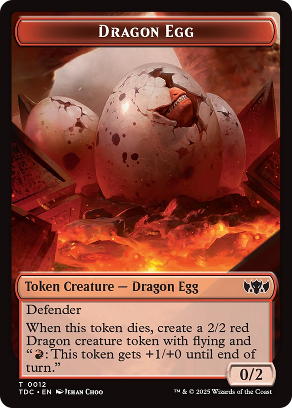 Dragon Egg // Dragon (013) Token (TTDC)