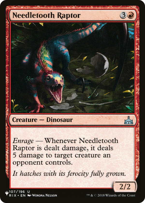 Needletooth Raptor - RIX Reprint (PLST)