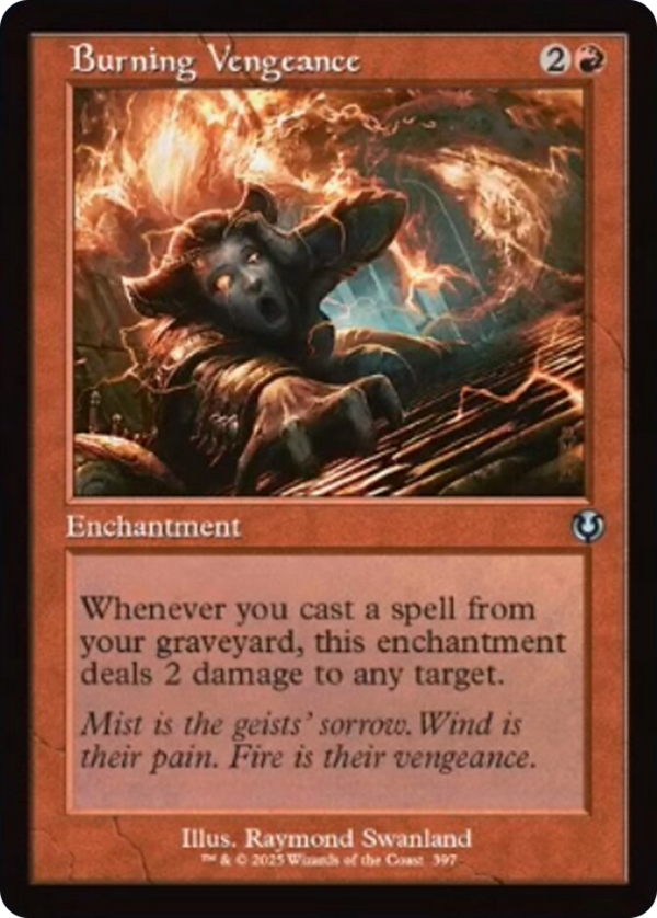 Burning Vengeance - Retro Frame (INR)
