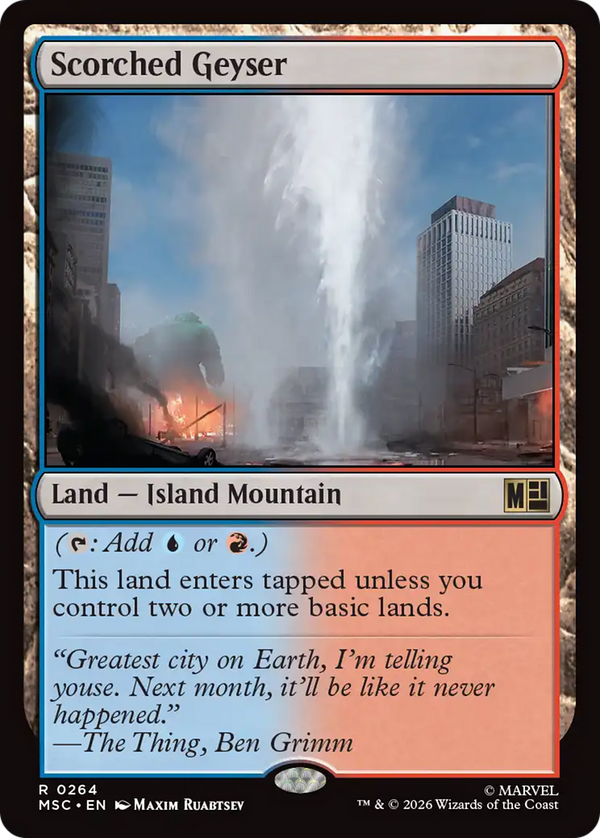 Scorched Geyser (MSC) (Pre-Order)