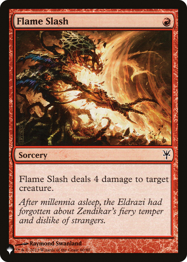 Flame Slash - DDK Reprint (PLST)