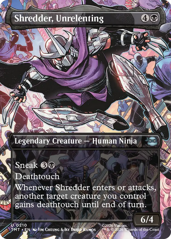 Shredder, Unrelenting - Borderless Scene (TMT)