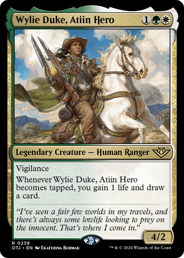Wylie Duke, Atiin Hero - Promo Pack (POTJ)