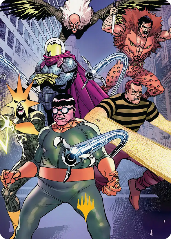 Behold the Sinister Six! (045) - Art Series (Gold-Stamped Signature) (ASPM)