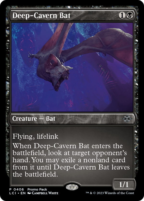 Deep-Cavern Bat - Dark Frame Promo Pack (LCI)