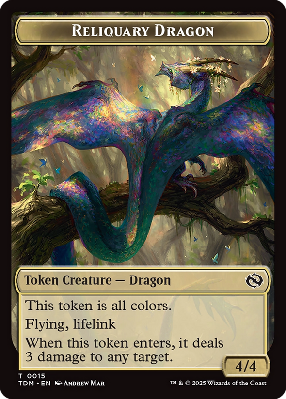 Reliquary Dragon // Dragon Token (TTDM)