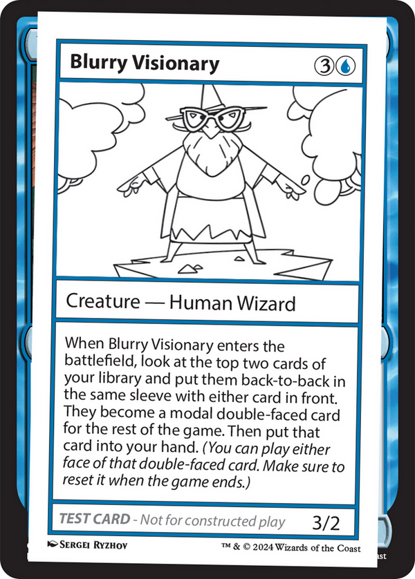 Blurry Visionary - Test Card (MB2)