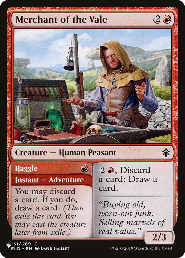 Merchant of the Vale // Haggle - ELD Reprint (PLST)