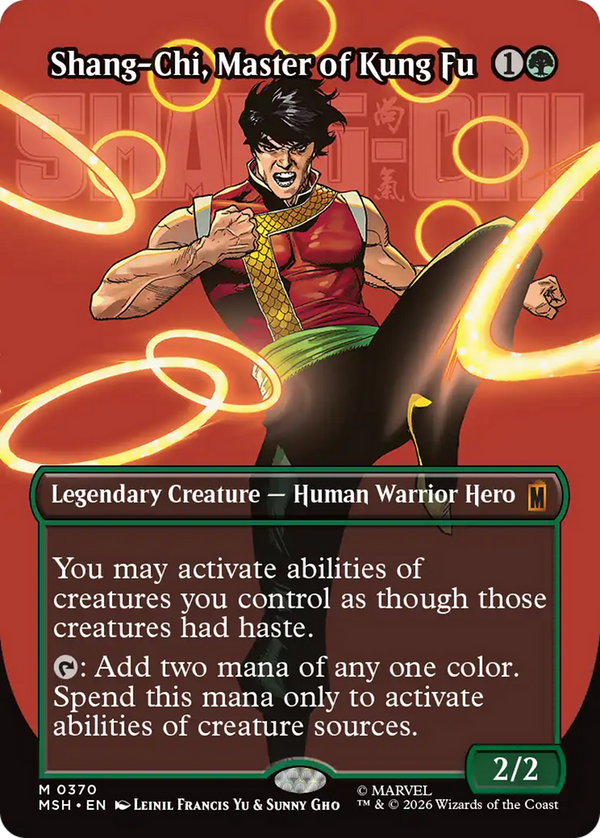 Shang-Chi, Master of Kung Fu - Logo Showcase (MSH) (Pre-Order)