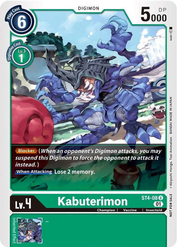 Kabuterimon (Winner Pack Xros Encounter) - ST4-08 - Promo