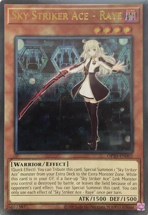 Sky Striker Ace - Raye (UTR) - OP20-EN002 - Ultimate Rare