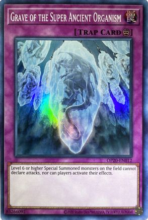 Grave of the Super Ancient Organism - OP20-EN012 - Super Rare