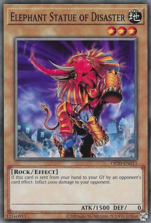 Elephant Statue of Disaster - OP20-EN013 - Common - Unlimited
