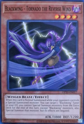 Blackwing - Tornado the Reverse Wind - OP20-EN017 - Common