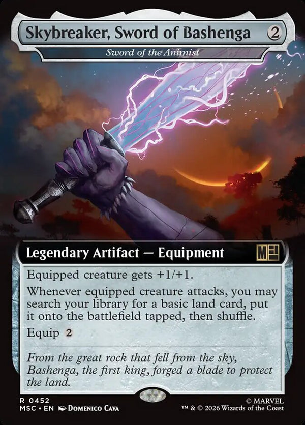 Skybreaker, Sword of Bashenga // Sword of the Animist - Extended Art (MSC)