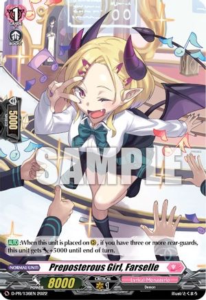 Preposterous Girl, Farselle (Foil) - D-PR/136EN - Promo