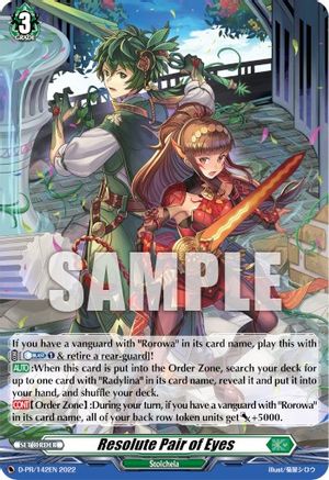 Resolute Pair of Eyes (Foil) - D-PR/142EN - Promo