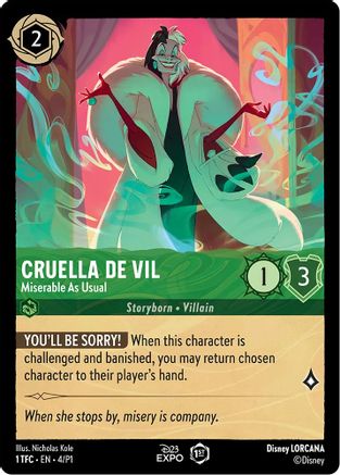 Cruella de Vil (Miserable As Usual) - 4 - D23 EXPO Promo