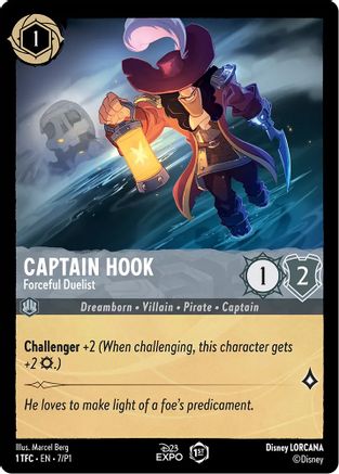 Captain Hook (Forceful Duelist) - 7 - D23 EXPO Promo
