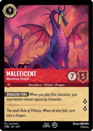 Maleficent (Monstrous Dragon) - 5 - D23 EXPO Promo