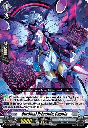 Cardinal Principle, Cagula - D-PR/133EN - Promo
