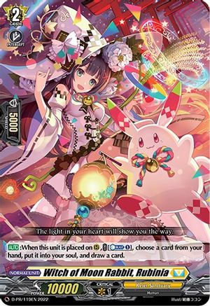 Witch of Moon Rabbit, Rubinia (D-PR/119EN) - D-PR/119EN - Promo