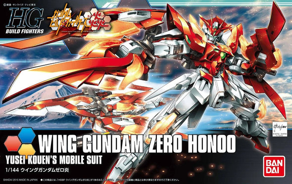 Bandai: Gunpla - HGBF - #033 XXXG-00W0CV Wing Gundam Zero Honoo 1/144