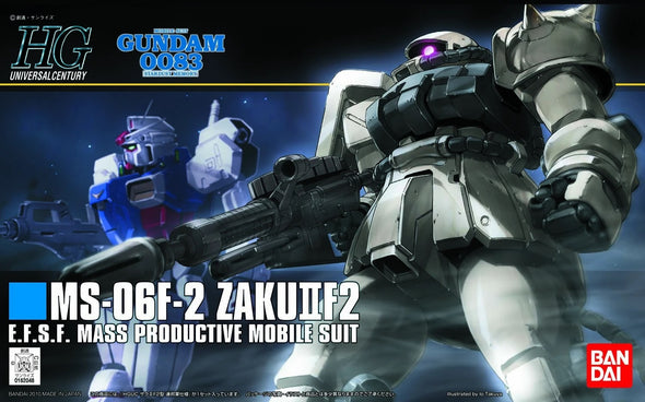 Bandai: Gunpla - HGUC - #107 MS-06F-2 Zaku II F2 (E.F.S.F Version) 1/144