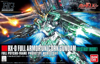 Bandai: Gunpla - HGUC - #178 - RX-0 Full Armor Unicorn Gundam (Destroy Mode) 1/144