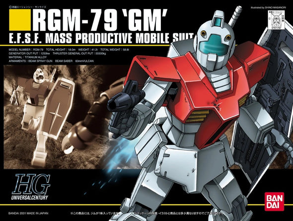 Bandai: Gunpla - HGUC - #020 RGM-79 'GM' 1/144