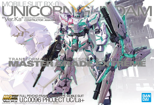 Bandai: Gunpla - MGEX - #01 RX-0 Unicorn Gundam (Ver.Ka) 1/100