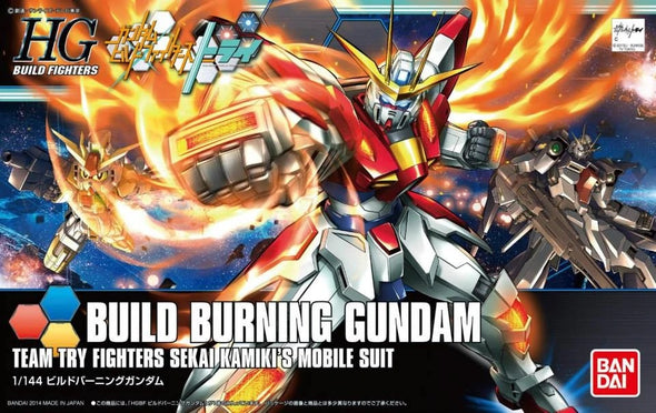 Bandai: Gunpla - HGBF - #018 BG-011B Build Burning Gundam 1/144