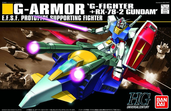 Bandai: Gunpla - HGUC - #050 G-Armor G-Fighter + RX-78-2 Gundam 1/144