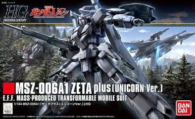 Bandai: Gunpla - HGUC - #182 MSZ-006A1 Zeta Plus (Unicorn Ver.) 1/144