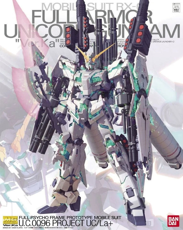 Bandai: Gunpla - MG - #150 RX-0 Full Armor Unicorn Gundam (Ver. Ka) 1/100