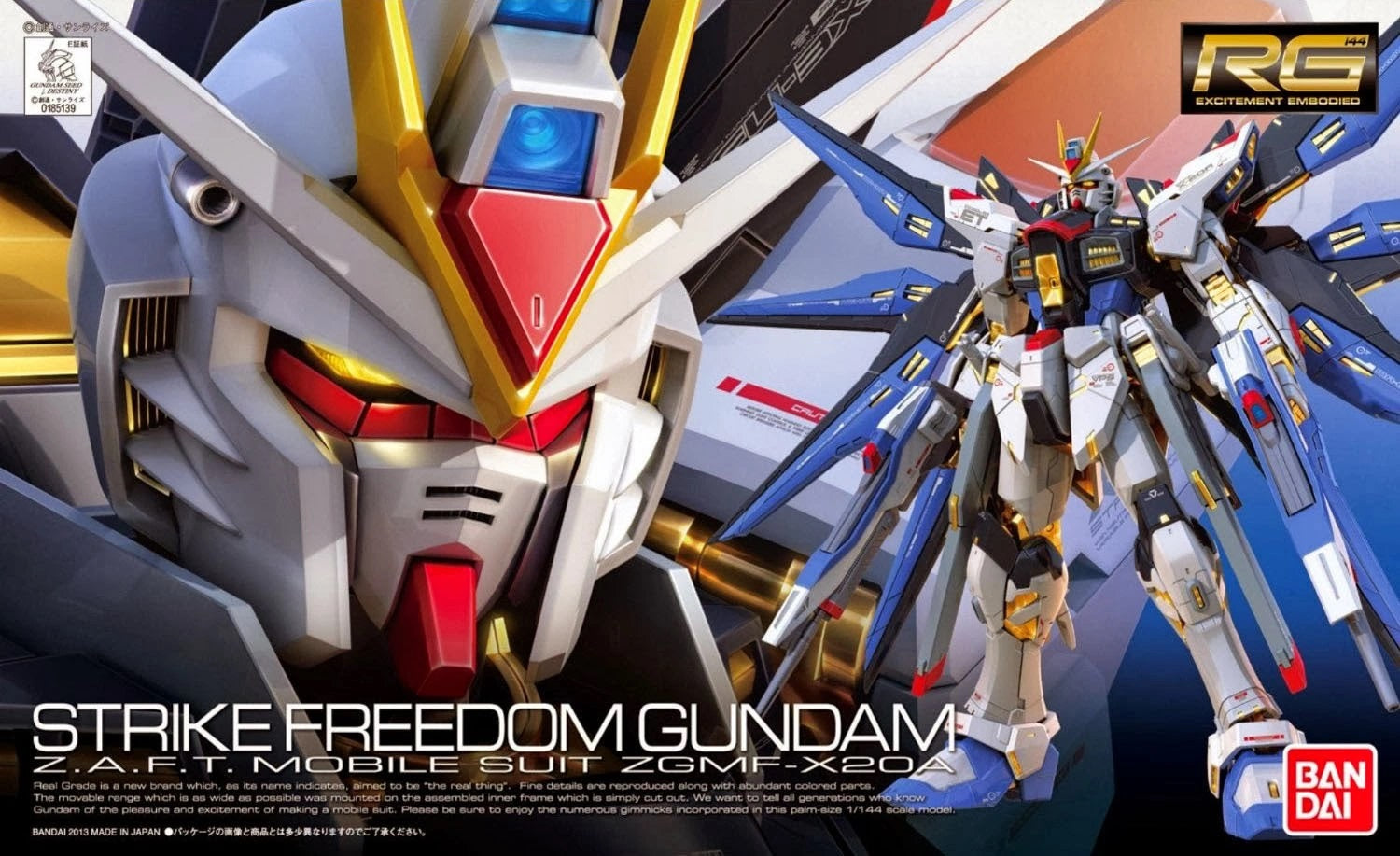 Bandai: Gunpla - RG - #14 ZGMF-X20A Strike Freedom Gundam 1/144