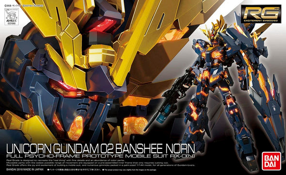 Bandai: Gunpla - RG - #27 RX-0[N] Unicorn Gundam 02 Banshee Norn 1/144