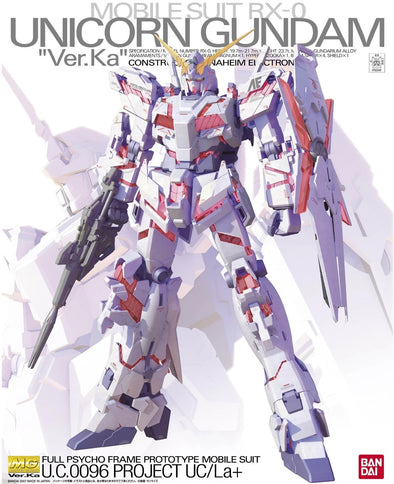 Bandai: Gunpla - MG - #102 RX-0 Unicorn Gundam (Ver.Ka) 1/100